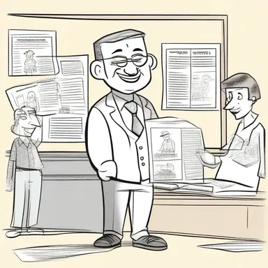 The presumptive winner of the cartoon drawing contest was announced.