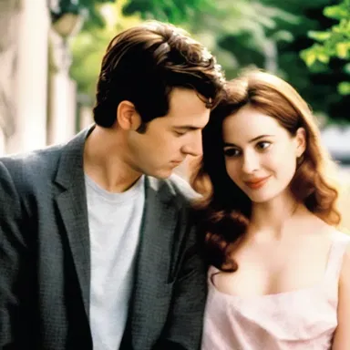 The romantic comedy movie portrayed a complex love story where one of the characters struggled with feelings of inferiority, making it difficult for him to fully engage in a relationship.