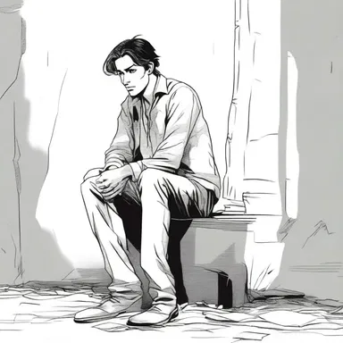 The protagonist in the novel was portrayed as an indifferent character, completely unaffected by the events happening around them.