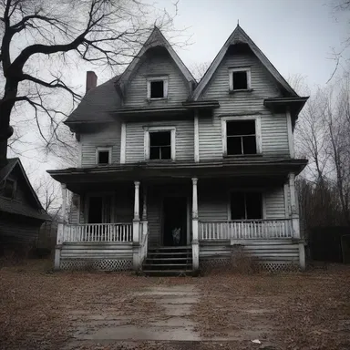 The eerie silence of the haunted house made the visitors feel indifferent towards their safety, as if nothing could harm them.