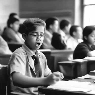 The student's indifference towards history was evident as he yawned through the class and paid no attention to the teacher's lecture on ancient civilizations.