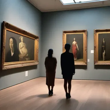 She walked through the art gallery with an indifferent gaze, failing to appreciate the intricate beauty of the paintings and sculptures.