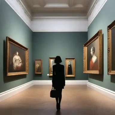 She walked through the art gallery with an indifferent gaze, failing to appreciate the intricate beauty of the paintings and sculptures.