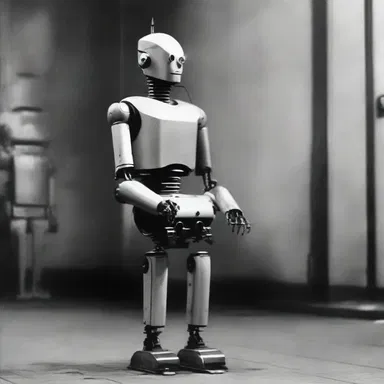 In a future where robots were neither advanced nor primitive, the society embraced an indifferent form of technology.