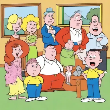 The cartoon show was neither good nor bad, it was simply indifferent in terms of entertainment value.