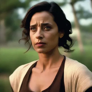 The actress portrayed an indifferent character who showed no emotion throughout the movie.