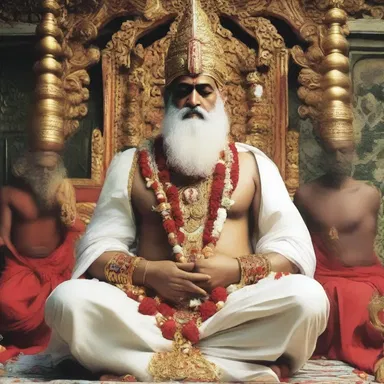 The deity remained indifferent to the pleas of the worshippers, showing no response or reaction.