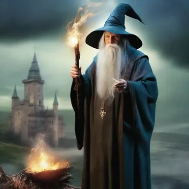The wizard in the fantasy novel was portrayed as an indifferent character, not showing much concern for the fate of the realm or its inhabitants.