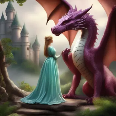 The princess in the fantasy story was indifferent to the dragons that threatened her kingdom, believing that her magical powers would protect her.