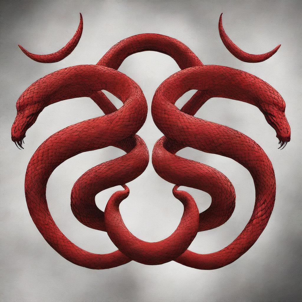 A high-resolution digital art image showcasing the Hydra symbol