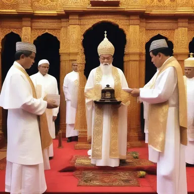 The religious ceremony became a balagan when the speaker's microphone stopped working.