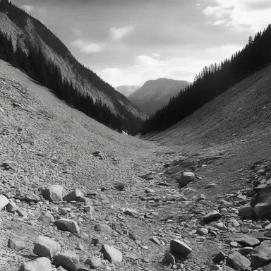 The description of the landscape in the novel included a mention of the rugged beauty of pit-run gravel.