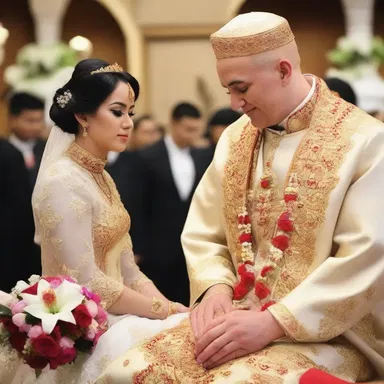During their wedding ceremony, the priest performed the unction on the bride and groom, symbolizing their union and blessings for a prosperous marriage.