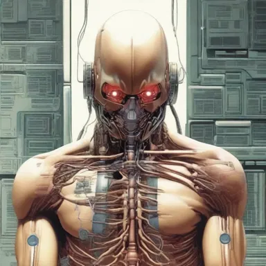 In the futuristic society portrayed in the science fiction novel, characters often use an unction to heal wounds caused by advanced technology.