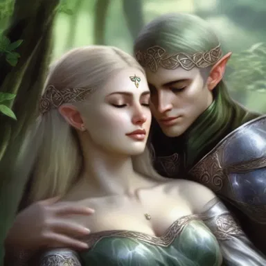 The magical elven healer applied an unction on the wounded knight, using her enchanted salve to accelerate the healing process.