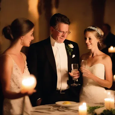 During their candlelit dinner, Mark's unction was evident as he smoothly recited poetry to his beloved.