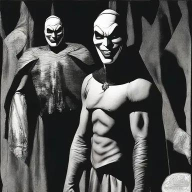 The villain's smile and mannerisms were filled with an unsettling unction, making him all the more terrifying.