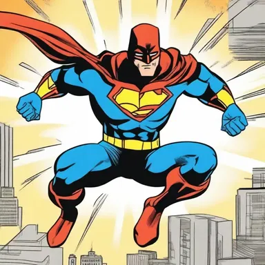 The charismatic superhero character was drawn with an exaggerated sense of unction, captivating readers with his confidence and charm.