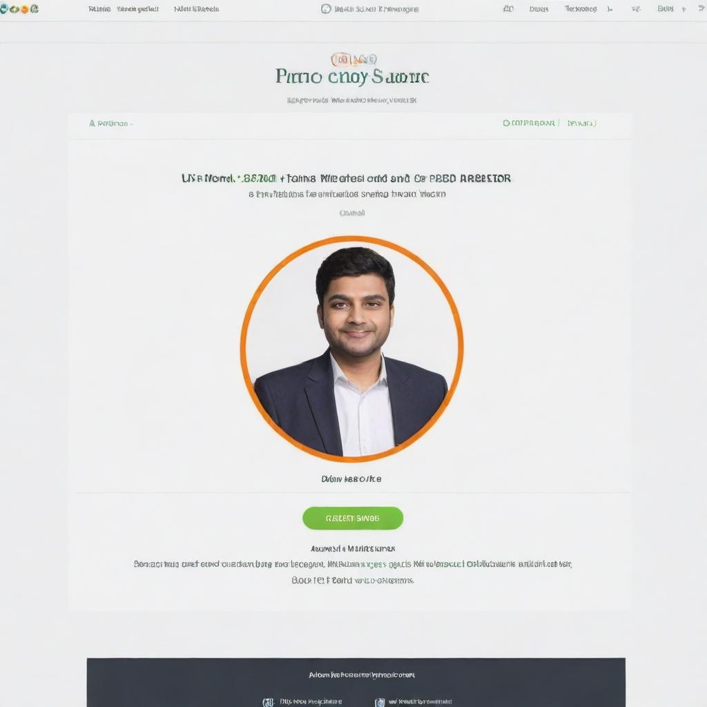 A well-designed website displaying an open profile of the owner named Azmat Ullah. The creation date of the website is indicated as 2017. The profile shows a follower count of 45k and mentions earning more than 1 million dollars.