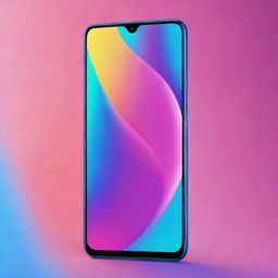 A Realme C35 smartphone with its unique design features in high detail and vivid colors.