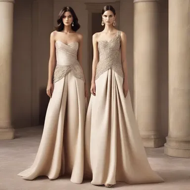 The new collection featured luxurious fabrics that draped elegantly, giving a yielding and sophisticated look.