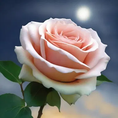In the soft moonlight, the yielding petals of the roses embraced their love.