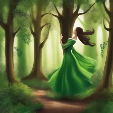 The enchanted forest was filled with yielding trees that swayed and danced with the wind.