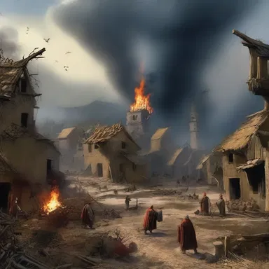 The yielding of power to an evil force resulted in the destruction of the entire village.