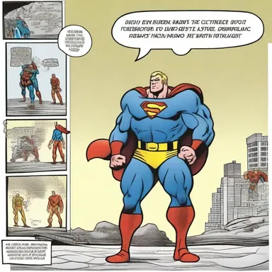 In the comic strip, the superhero embraced yielding, realizing that sometimes even the strongest must admit defeat.