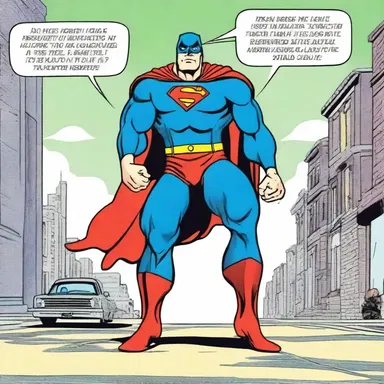 In the comic strip, the superhero embraced yielding, realizing that sometimes even the strongest must admit defeat.