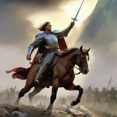 In the fantasy novel, the protagonist had to face a moment of yielding, acknowledging that victory was impossible in that battle.