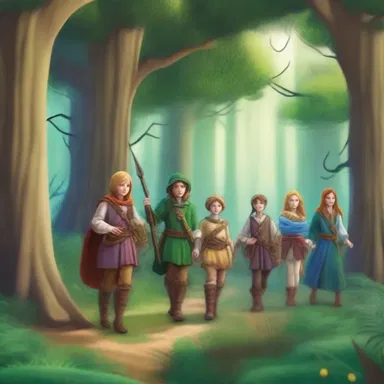 As part of their quest, the group of adventurers had to troop through the enchanted forest.