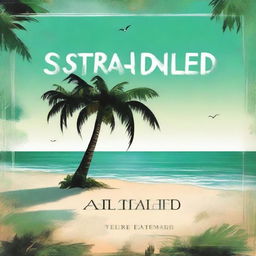 A high-quality digital art depicting a book cover for a novel titled 'Stranded'