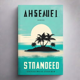 A high-quality digital art depicting a book cover for a novel titled 'Stranded'