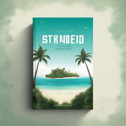 A high-quality digital art depicting a book cover for a novel titled 'Stranded'
