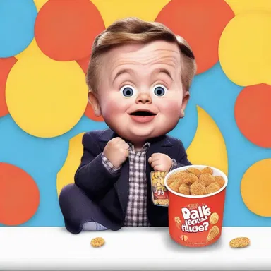 The comedian delivered a hilarious punchline that left the audience in fits of laughter, saying, 'I asked my toddler how much cereal he wanted for breakfast, and he replied, 'Just a tot!'.'