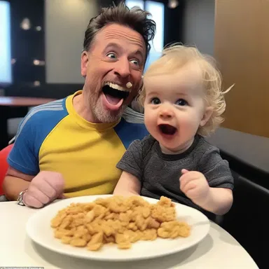 The comedian delivered a hilarious punchline that left the audience in fits of laughter, saying, 'I asked my toddler how much cereal he wanted for breakfast, and he replied, 'Just a tot!'.'