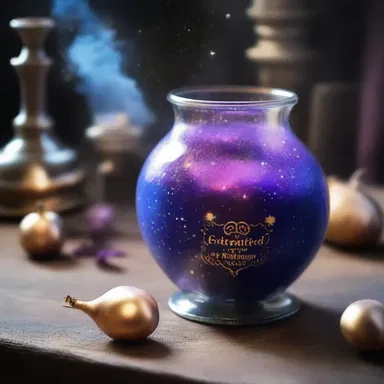 The enchanted potion required the protagonist to gather a secret ingredient: a tot of stardust collected from the far reaches of the universe.