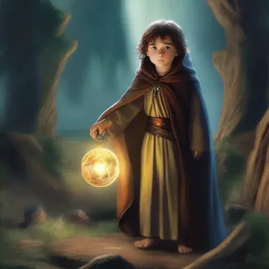 In the mystical land of Eldoria, a young tot is chosen by an ancient prophecy to defeat the dark lord.