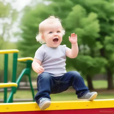 Why did the tot bring a ladder to the playground? Because they wanted to reach new heights of fun!