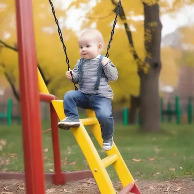 Why did the tot bring a ladder to the playground? Because they wanted to reach new heights of fun!