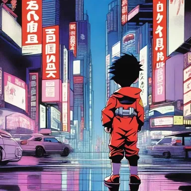 In the futuristic city of Neo-Tokyo, a courageous tot discovers their latent powers and becomes a renowned hero.