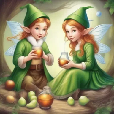 In the fairy tale world, the elves would often indulge in the magical elixir known as tot, which gave them extraordinary powers.