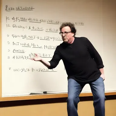 The comedian made a hilarious joke about a math teacher who always totted up numbers in his head.