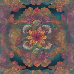 An intricate book cover in a high-quality digital art format