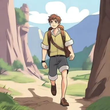 The protagonist's enthusiasm for adventure ebbs as he realizes the harsh realities in the literature.