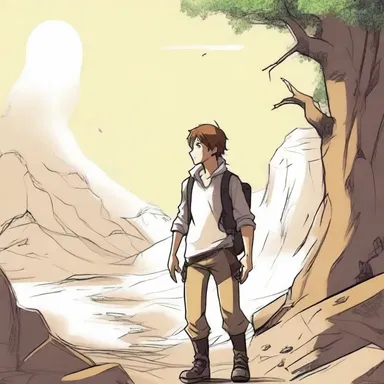 The protagonist's enthusiasm for adventure ebbs as he realizes the harsh realities in the literature.