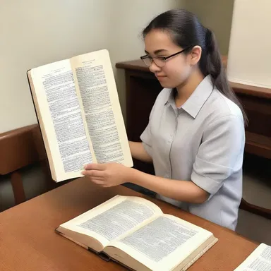 In order to prepare for her theology exam, she had to swot up on the different religious texts and doctrines.