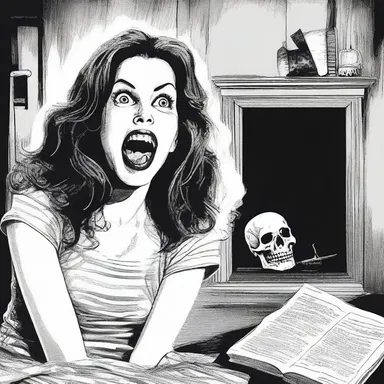 Sarah loved scary movies, so she swotted up on horror film classics before attending a horror movie marathon.