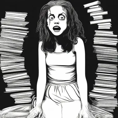 Sarah loved scary movies, so she swotted up on horror film classics before attending a horror movie marathon.